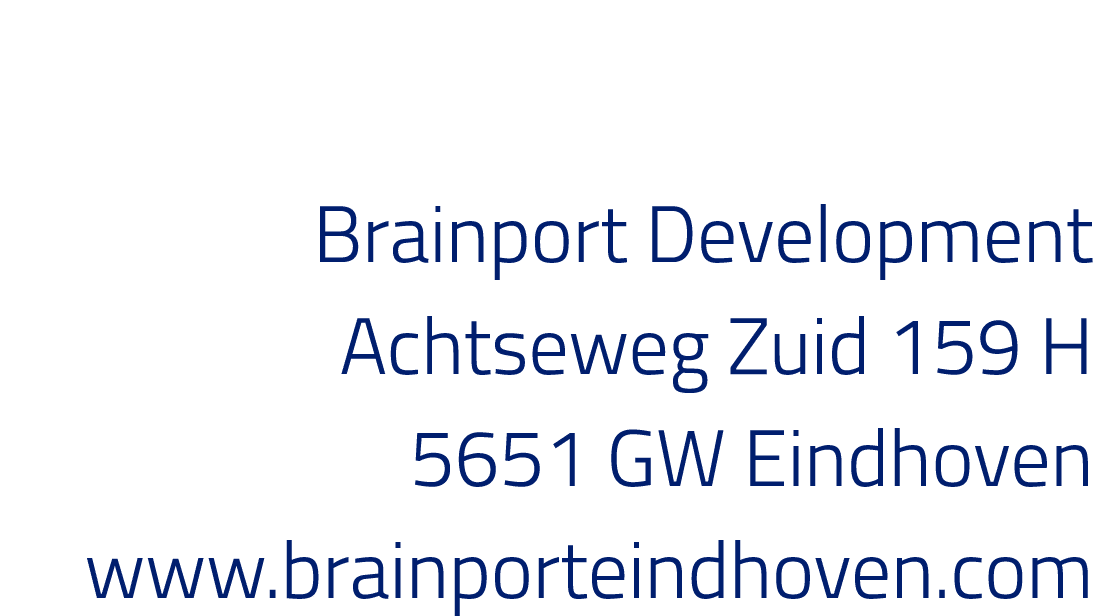 Brainport Development Achtseweg Zuid 159 H 5651 GW Eindhoven www brainporteindhoven com