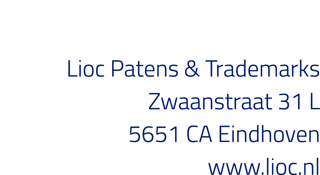 Lioc Patens & Trademarks Zwaanstraat 31 L 5651 CA Eindhoven www lioc nl 
